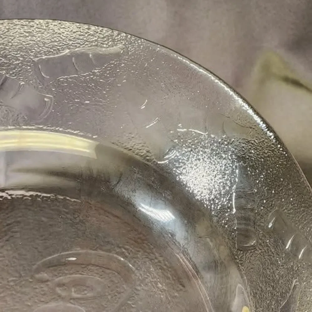 Vintage Coca Cola Clear Embossed 8 